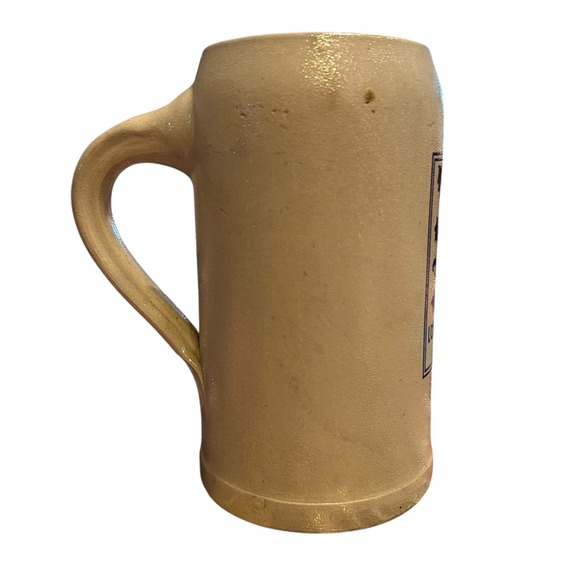 Vintage Lowenbrau Munich Stoneware Beer Stein 1 Liter Tankard Germany Pre WWII - Picture 5 of 7